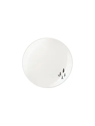 ASA SELECTION | Weihnachts Dessertteller 20,5cm Heart in the Snow | weiss